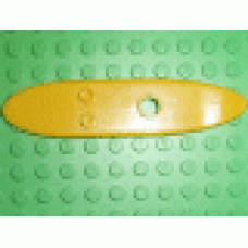 Part 6075 Yellow Minifig, Utensil Surfboard Long 